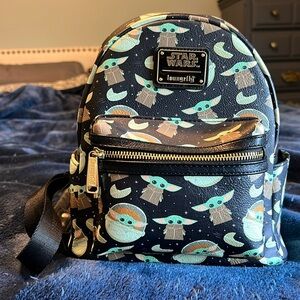 Grogu Disney Loungefly Mini Backpack